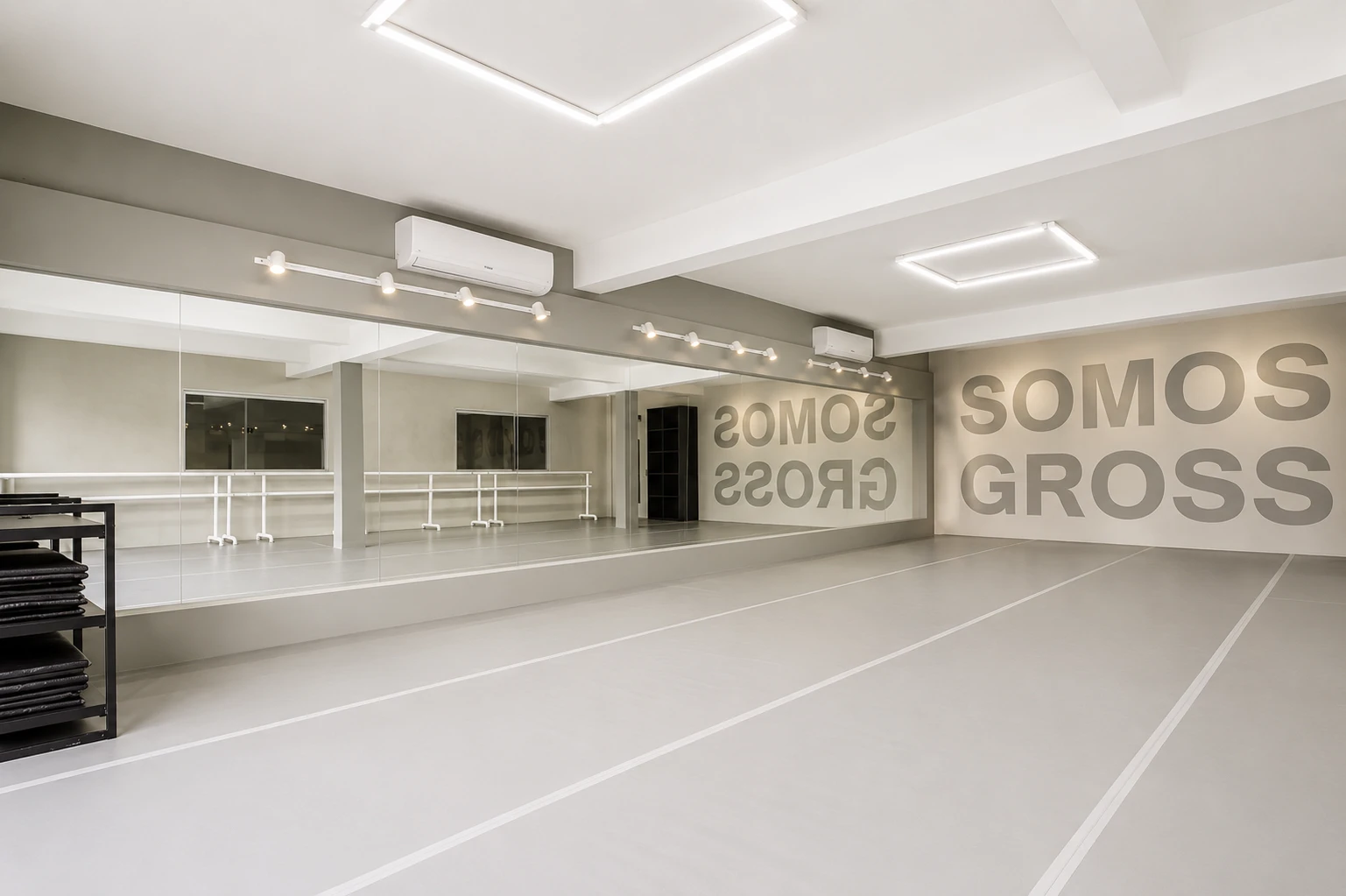 Espaço de aulas da unidade Porto Alegre