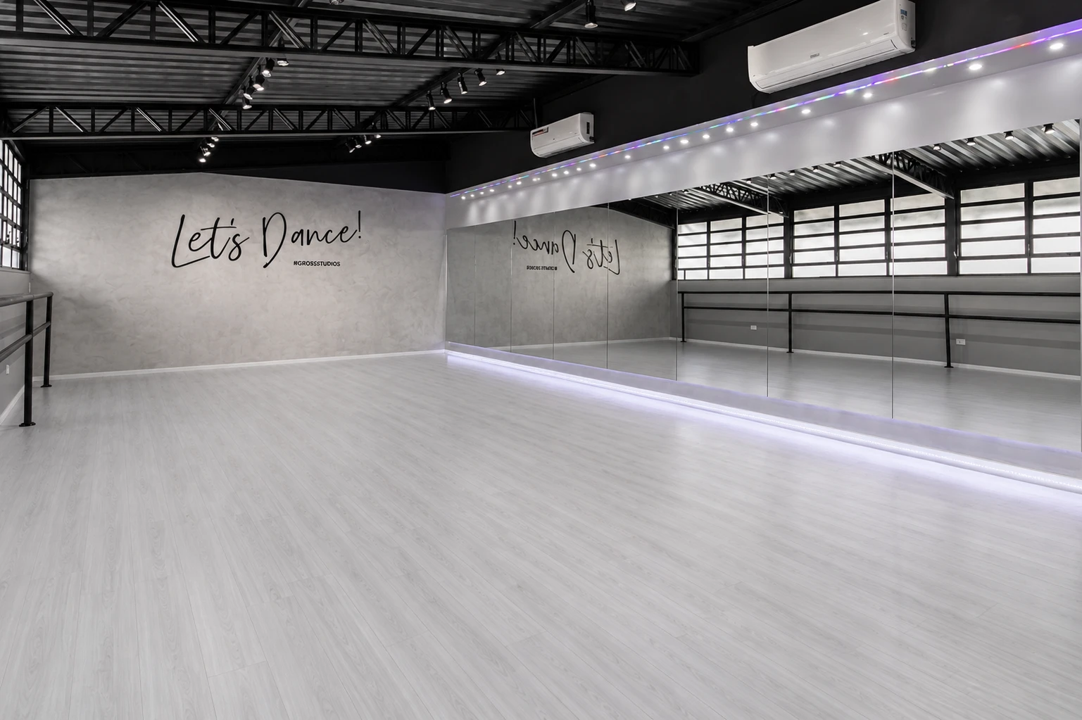 Sala de dança da unidade Porto Alegre